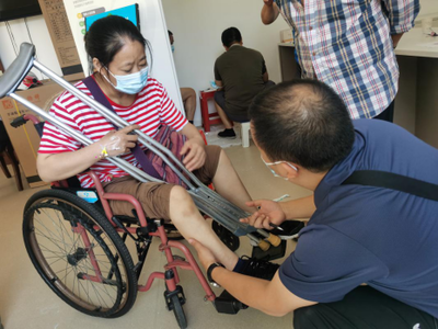 精準服務暖人心——郫都區殘聯組織開展2022年假肢、矯形器適配取型活動紀實